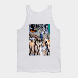 European Eagle Owl Bird of Prey Tank Top